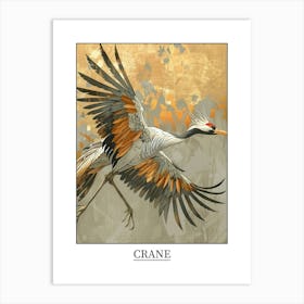 Crane Precisionist Illustration 3 Poster Art Print