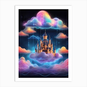 Castle In The Clouds 12 Art Print