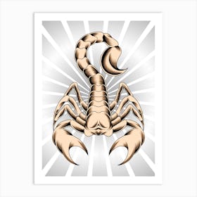 Scorpion Vector Illustration Art Print