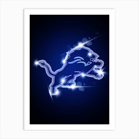 Detroit Lions 1 Art Print