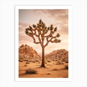  Photograph Of A Joshua Tree In Grand Canyon 4 Art Print