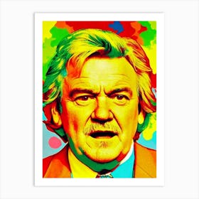 Brendan Gleeson Colourful Pop Movies Art Movies Art Print