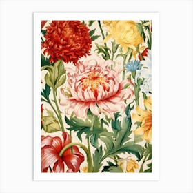 Floral Pattern 63 Art Print