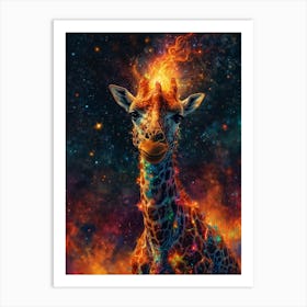 Giraffe 96 Art Print