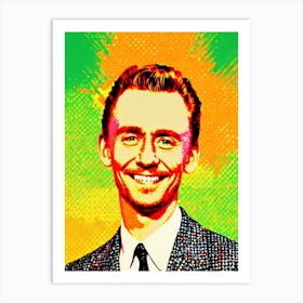 Tom Hiddleston Colourful Pop Movies Art Movies Art Print