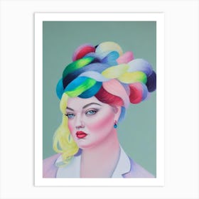 Elle King Colourful Illustration Art Print