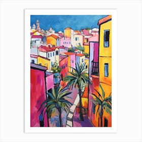 Lisbon Portugal 7 Fauvist Painting Art Print