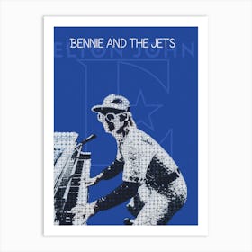 Bennie And The Jets Elton John Art Print