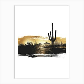 Saguaro Cactus 5 Art Print