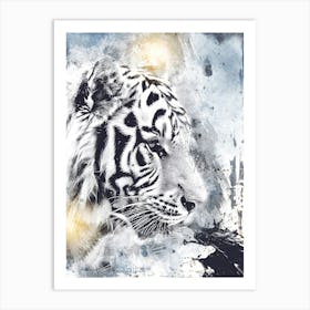 Poster Tiger Africa Wild Animal Illustration Art 02 Art Print