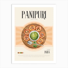 Panipuri Art Print