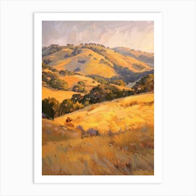 Sunset In The Hills 1 Art Print