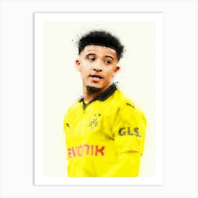 Jadon Sancho 1 Art Print