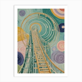 Amusement Park Ride Art Print