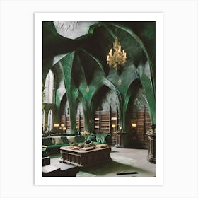 Harry Potter Library 3 Art Print