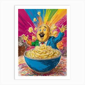 'The Man In The Bowl' Art Print