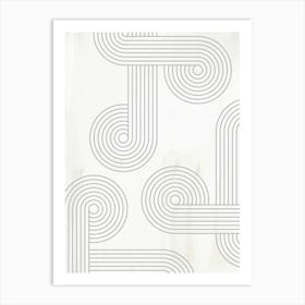 Abstract Swirls Art Print