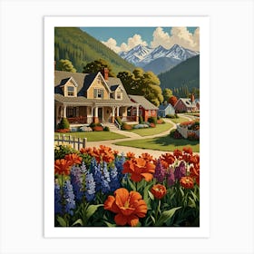 Garden In Bloom Art Print