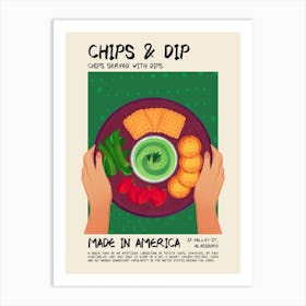 Chips And Dip Art Print