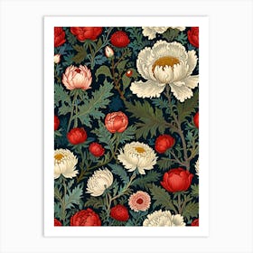 William Morris Peonies 3 Art Print