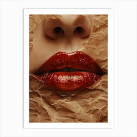 Lips 4 Art Print