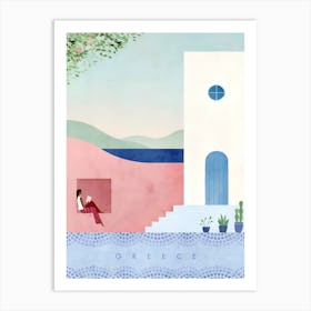 Greece 1 Art Print