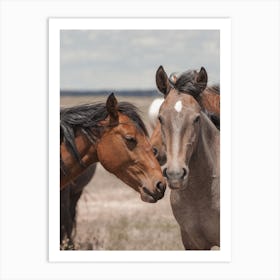 Two Horses Art Print