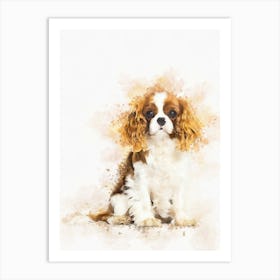 Cavalier King Charles Spaniel Dog Art Print