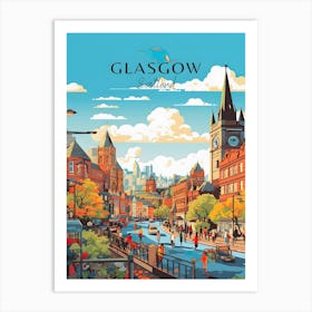 Scotland Glasgow Travel Art Print