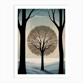 Winter In The Woods Art Print