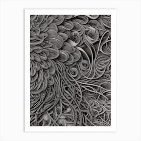 Quilling Art Art Print