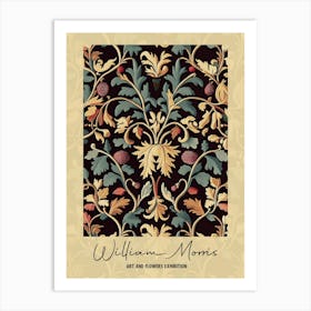 William Morris Artprint, Beautiful Flowers Pattern, Modern Colores, Typografie Style Art Print