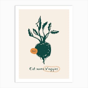 Eat More Vegetables Art Print