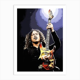 Kirk Hammett metallica band music 10 Art Print