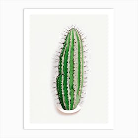 Nopal Cactus Marker Art 3 Art Print