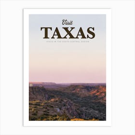 Visit Texas Art Print