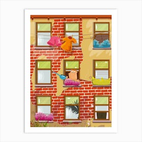 House In The City Art Print