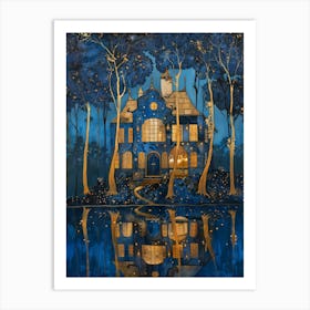 House By The Lake 1 Art Print