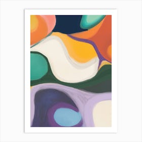 Color flow no 1 1 Art Print