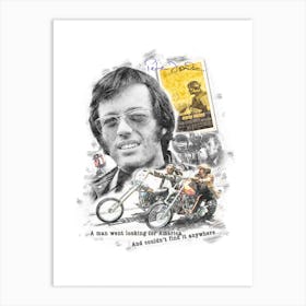 Peter Fonda Art Print