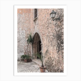 Courtyard Of An Old Building Art Print