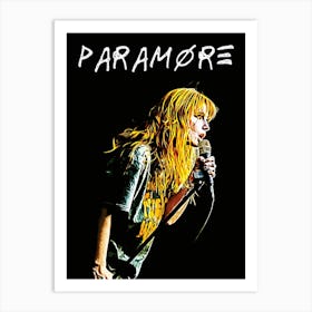 Paramore music band Art Print