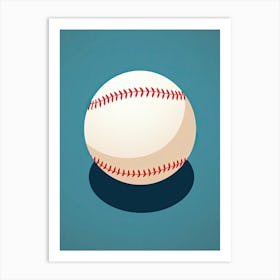 Baseball Ball 2 Art Print