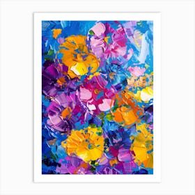 Abstract Of Flowers 4 Art Print