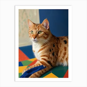 Bengal Cat 1 Art Print