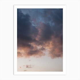Pastel Sunset Sky Art Print