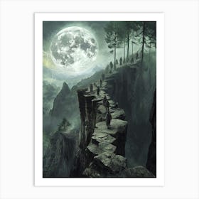 Way Of The Moon Art Print