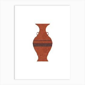 Minimal Greek Pot Hydria Art Print