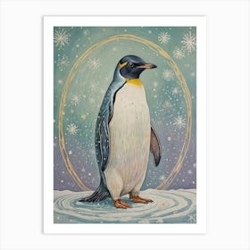 Winter Wonderland Penguin Art Print