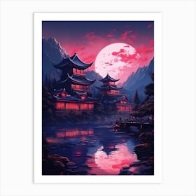 Pagoda 5 Art Print